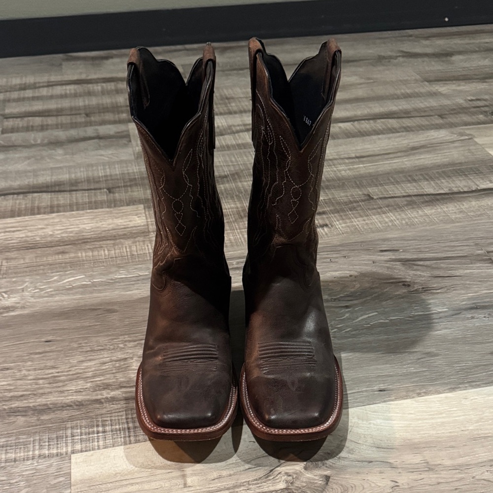 J.B. Dillon Dark Brown Cowboy Boots
